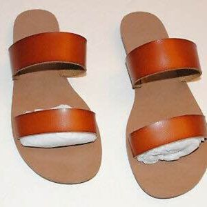 JCrew - Easy summer slide sandals / 5 MEDIUM / TR